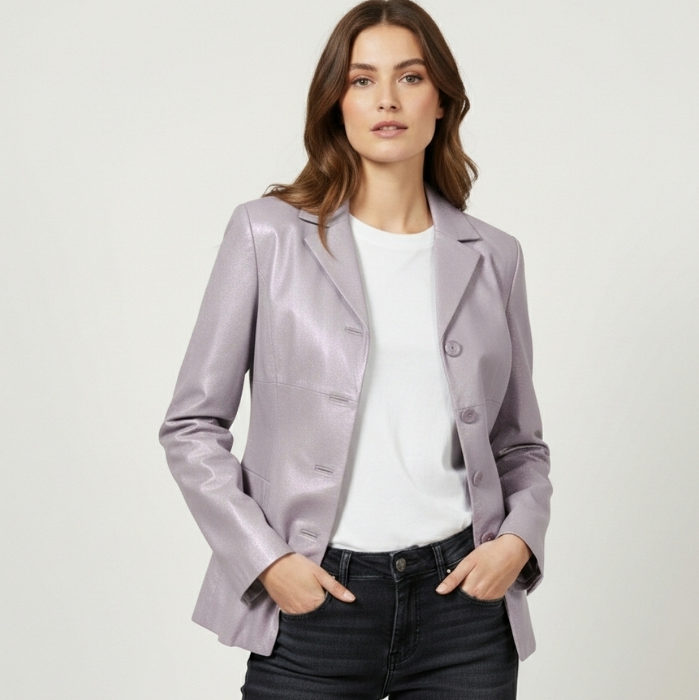 Women's Purple Blazer
